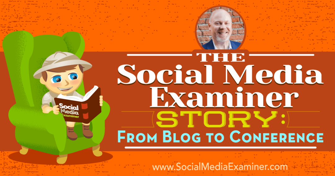 The Social Media Examiner Story: Från blogg till konferens med insikter från Mike Stelzner med intervju av Ray Edwards på Social Media Marketing Podcast.