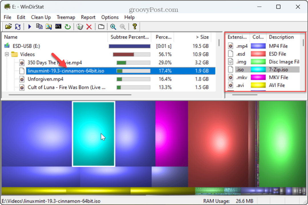 Stora filer i Windows 11