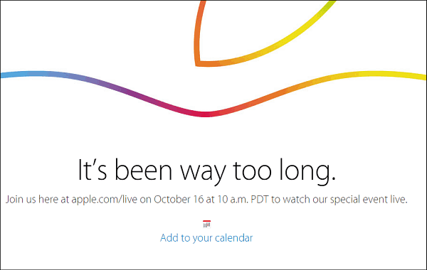 Apple liveströmmer sitt evenemang i morgon