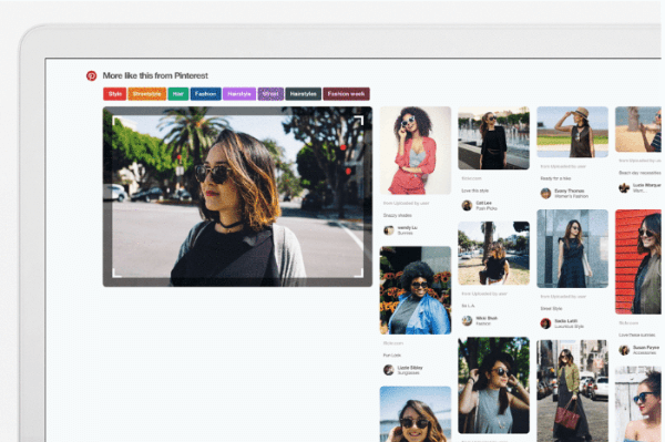 Pinterest byggde in sin visuella sökteknik i Pinterest-webbläsartillägget för Chrome.