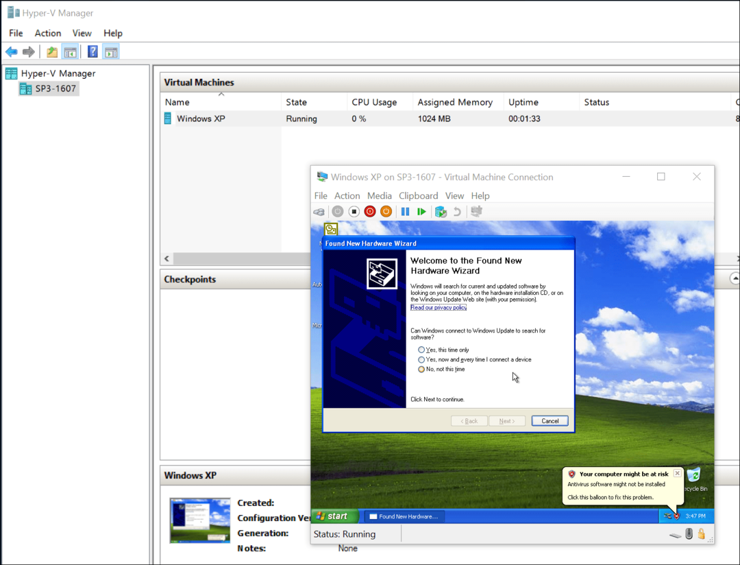 Hur man migrerar VirtualBox VM till Windows 10 Hyper-V
