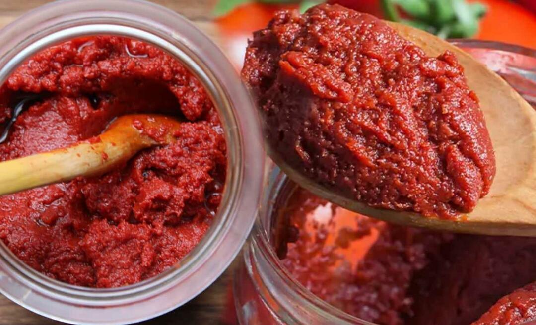 Hur förvarar man tomatpuré? Hur kan tomatpuré lagras länge utan att förstöras? Förhindrar tomatpurémögel
