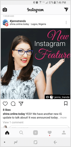 Instagram följ märkt hashtag