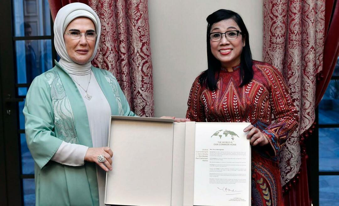 First Lady Erdoğan träffade frun till Vietnams premiärminister!