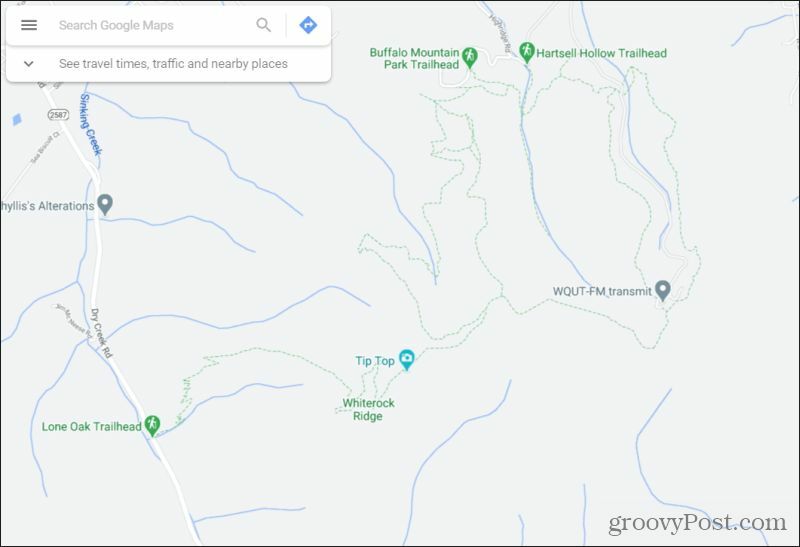 spår i google maps