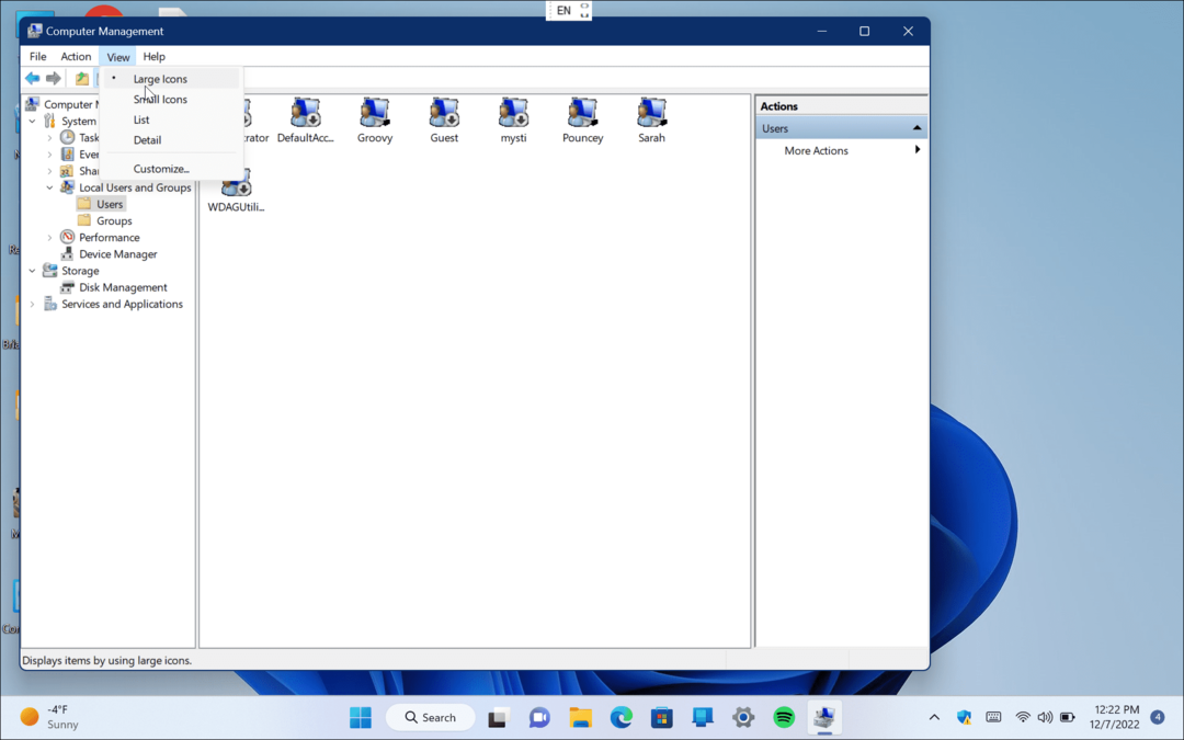 Visa alla användarkonton i Windows 11