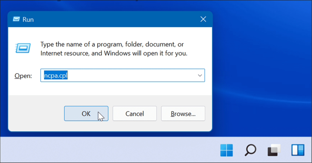 Kör Microsoft Store fungerar inte på Windows 11