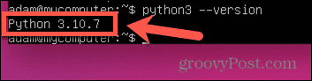 ubuntu python version