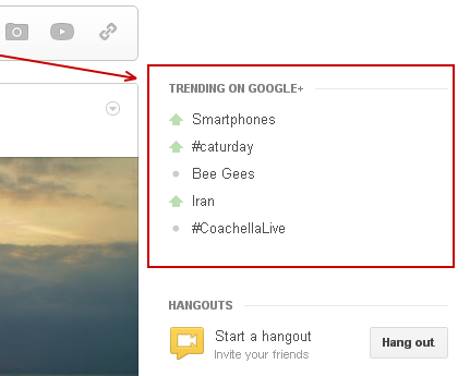 trender på google +