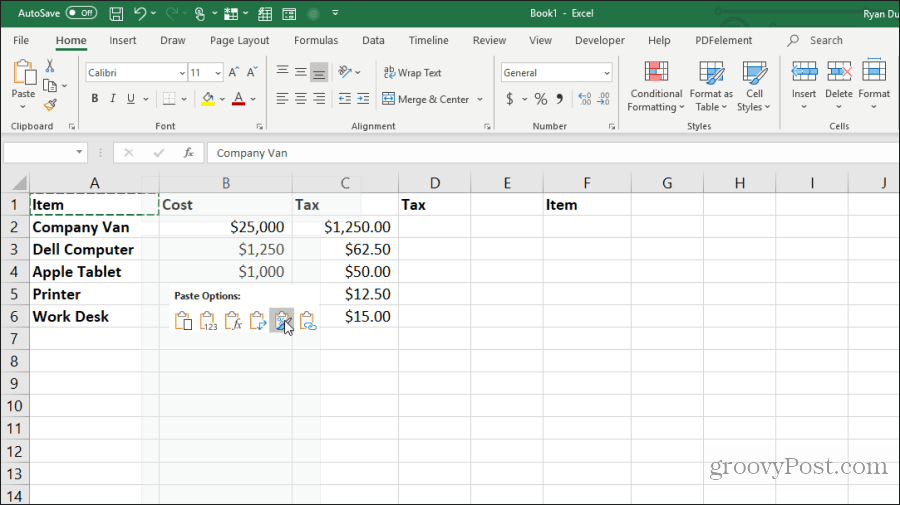 kopiera formatering i Excel