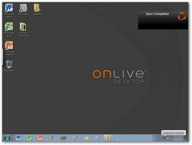 OnLive Desktop: Ändra bakgrundsbilder