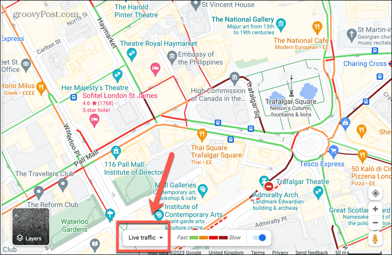 google maps livetrafik