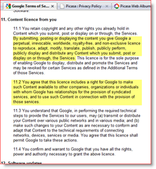 Googles användarvillkor LICENS ger bort integritet OCH FARMET:: groovyPost.com