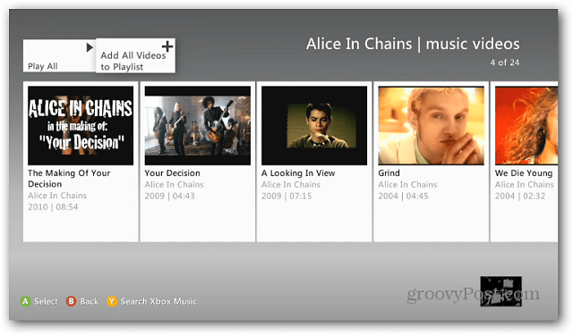 Xbox Music Playlists