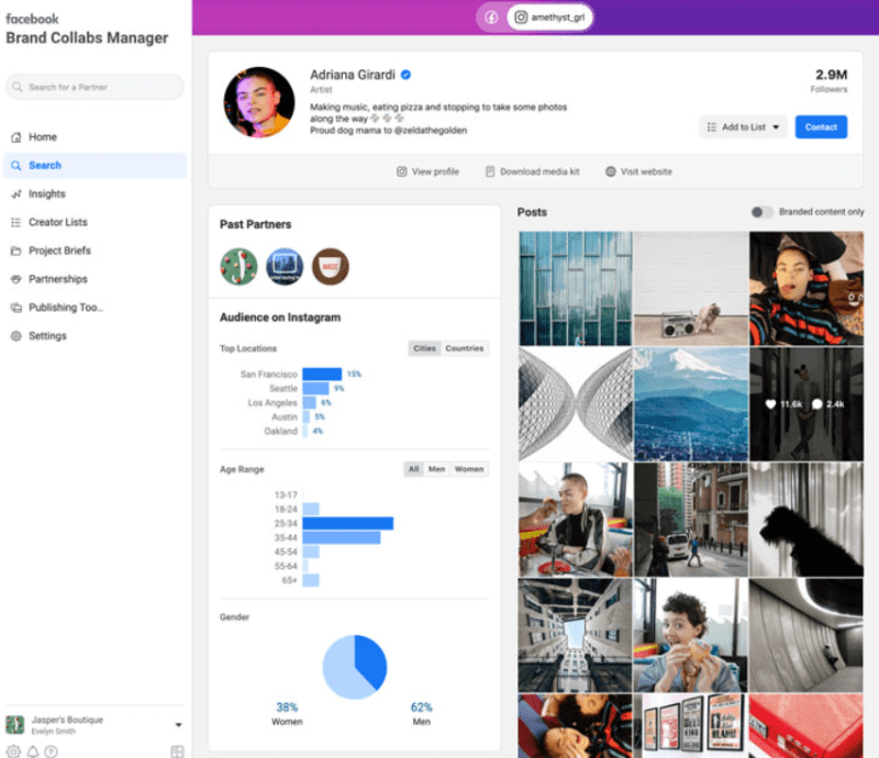 Instagram Brand Collab Manager och Pinterest Trends Tool: Social Media Examiner