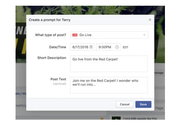 Facebook Mentions lägger till flera nya direktsändningsfunktioner som livevideoutkast och påminnelser, moderationsverktyg för kommentarer, trimning av omspelning och andra justeringsverktyg.