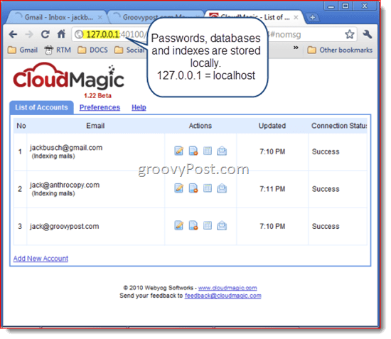 CloudMagic: Direkt Gmail-sökning