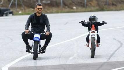 Kenan Sofuoğlu fick sin 3-årige son ensam på cykeln! Det förde hjärtan till munnen
