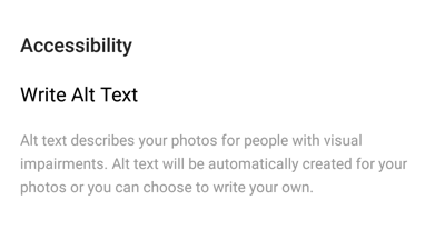 Så här lägger du till alt-text i Instagram-inlägg, beskrivning av alt-text och vilket syfte den tjänar