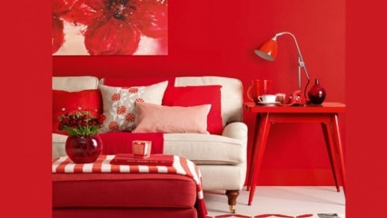 Användningsområden med rött i dekoration