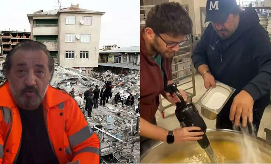 Chefen Mehmet Yalçınkaya, som arbetade hårt i jordbävningsområdet, ropade till alla! 