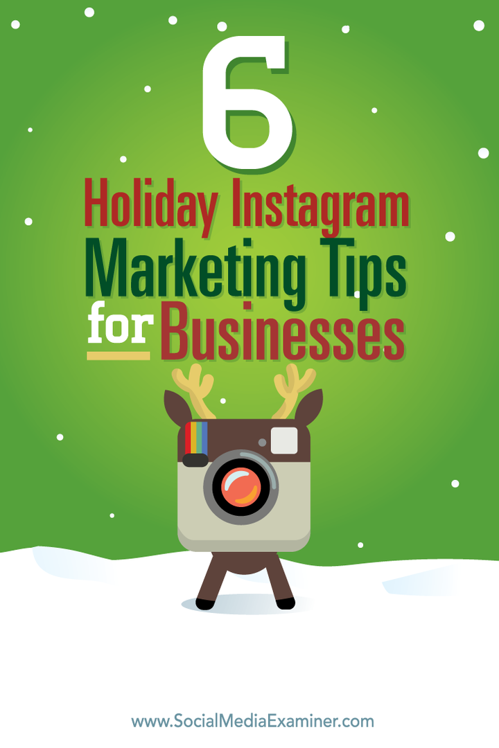 tips för semestermarknadsföring för instagram