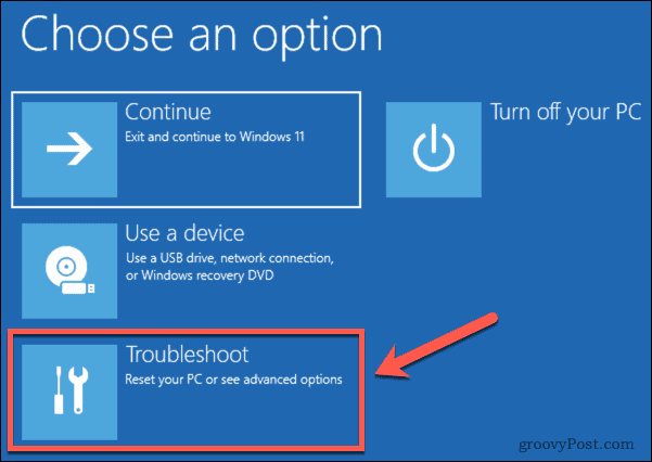 Windows 11 felsökning