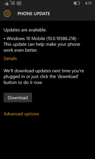 Windows 10 Mobile apriluppdatering