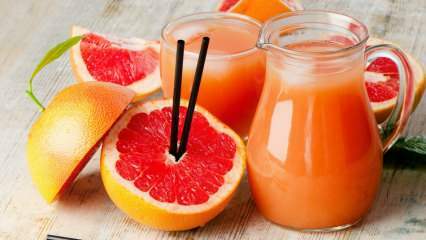 Vilka är fördelarna med grapefrukt? Vad händer om du dricker grapefruktjuice med medicinen?