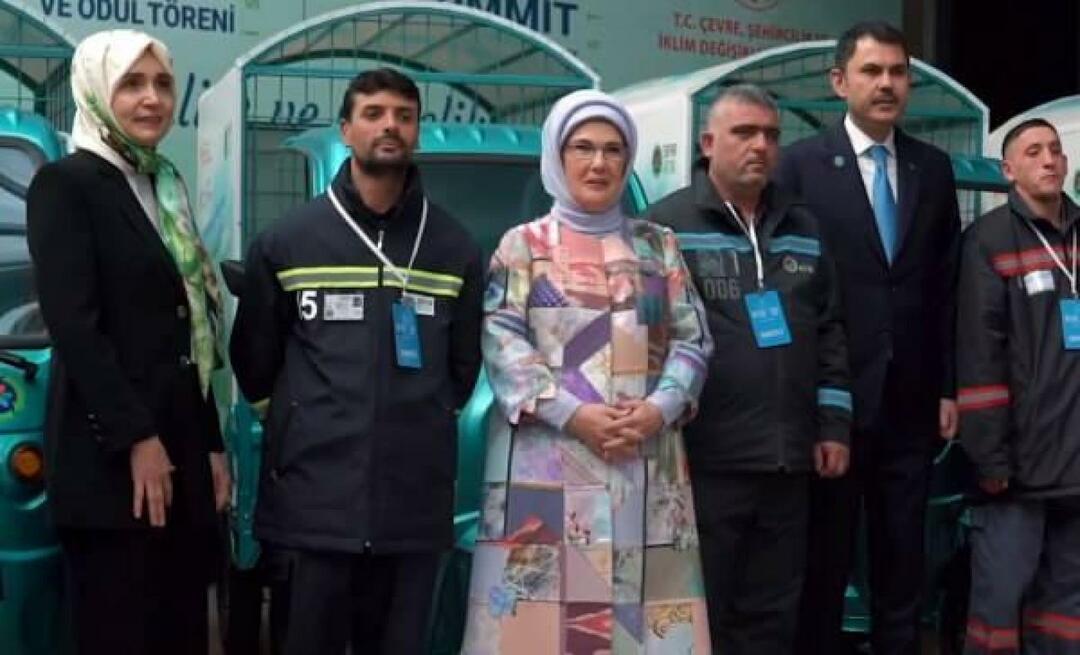 Emine Erdoğan talade till barn och ungdomar som en del av projektet 