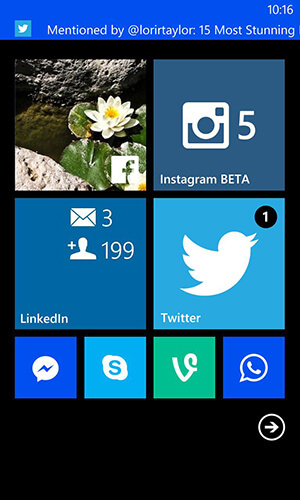 Windows Phone-meddelandealternativ