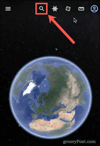 sök på google earth