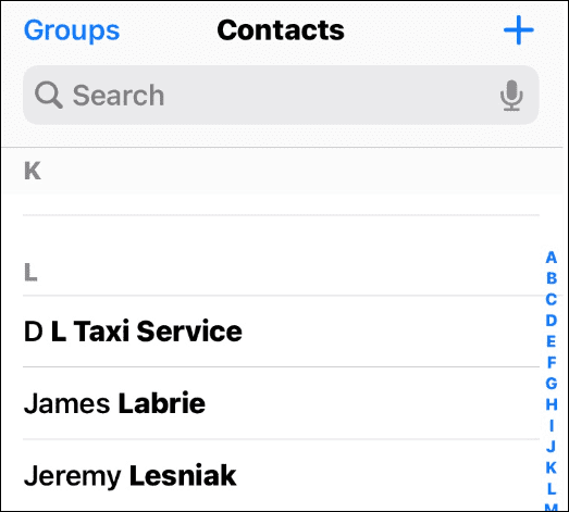 Ta bort dubbletter av kontakter på iPhone