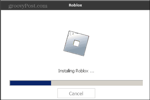 roblox installerar