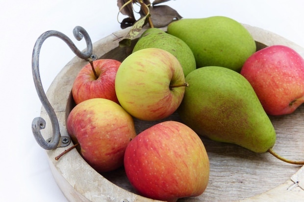 tappar äpplen och päron i vikt?