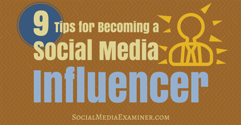 bli en social media influencer