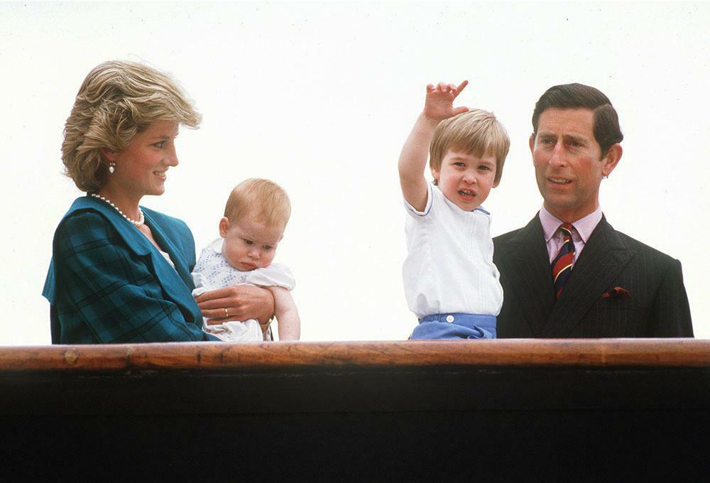 Prinsessan Diana, kung Charles III och deras barn