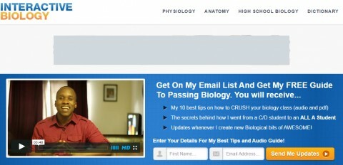 Leslies första blogg, Interactive Biology, presenterade individuella biologikoncept i korta videor.