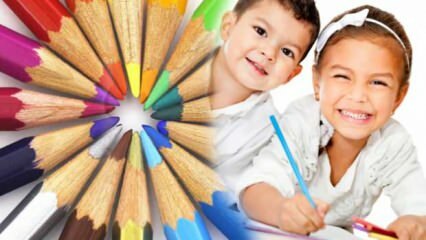 När kan spädbarn skilja färger? Hur undervisas färger? Förskolans färgaktivitet