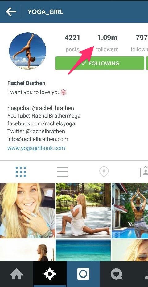 instagram konto för yoga_girl