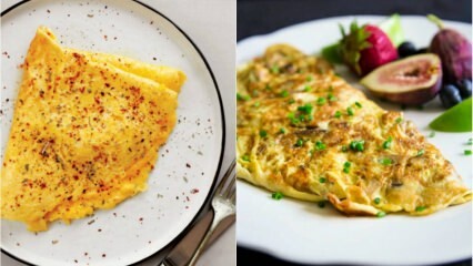 Hur görs en omelett? Vad är knepen med att göra en omelett? Hur många kalorier är omeletter?
