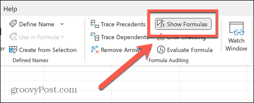 excel visa formelknapp vald