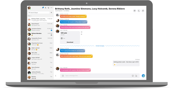 Efter att ha debuterat i en nydesignad skrivbordsupplevelse i augusti rullade Skype ut en ny version av Skype på skrivbordet.