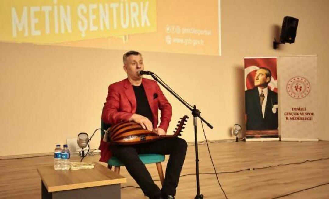 Metin Şentürk träffade studenter inom ramen för 