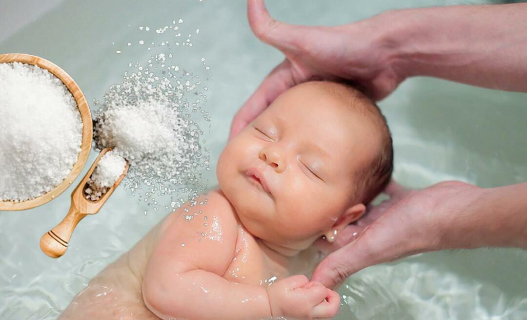 Är det skadligt att bada bebisar med salt? Varifrån kommer seden att salta nyfödda bebisar?
