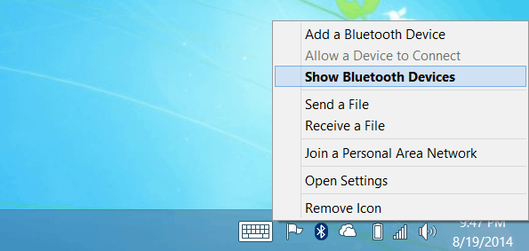 Visa Bluetooth-enheter