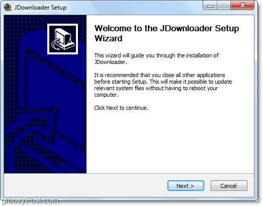 Installationsguiden för Jdownloader