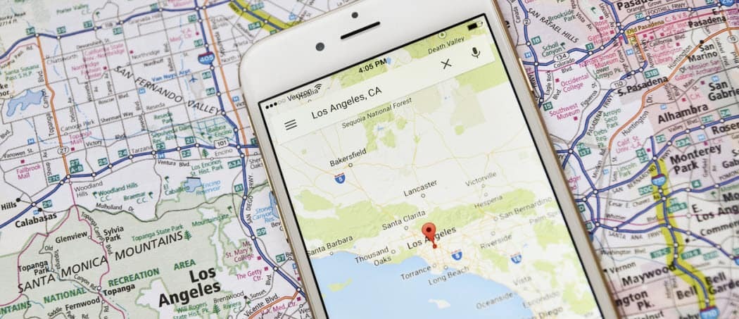 Hur man mäter avståndet mellan platser i Google Maps