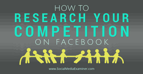 undersök din tävling på facebook