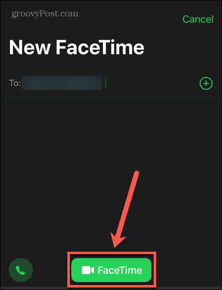 Facetime-knapp iphone